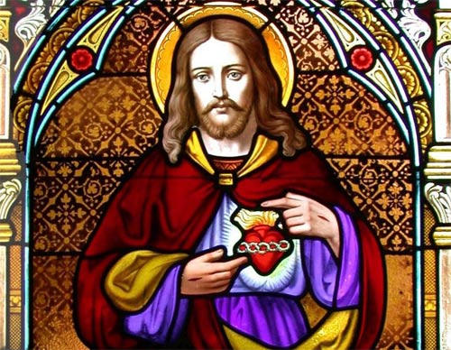 Sacred Heart Stained Glass