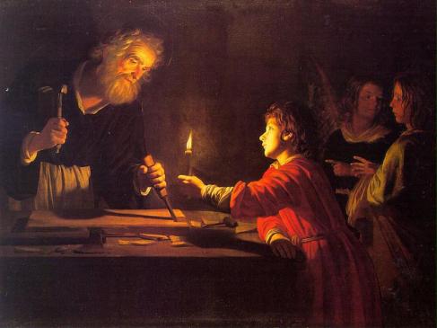 Gerrit van Honthorst - Infancia de Cristo